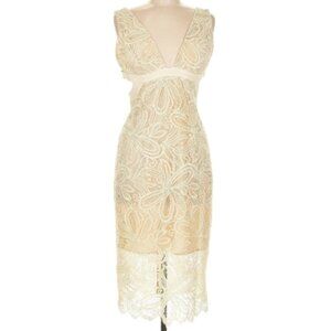 INTERMIX Ivory Lace Midi Dress
Size M
